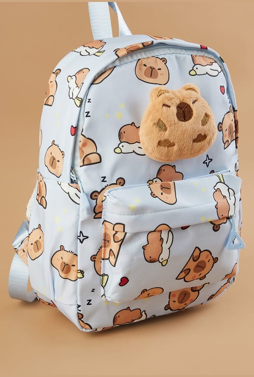 GINGER Girls Printed Backpack