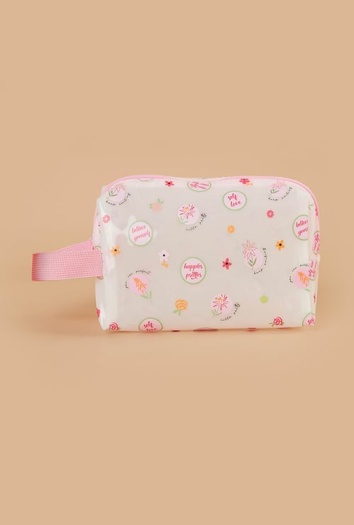 GINGER Floral Print Vanity Pouch
