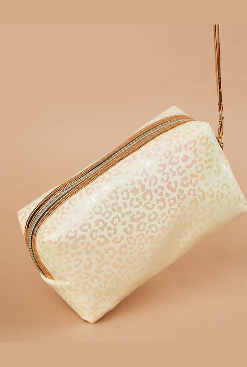 GINGER Animal Print Vanity Pouch