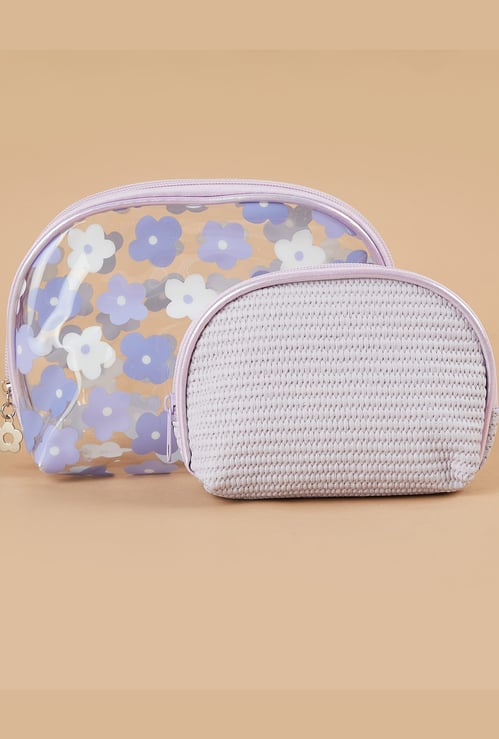 GINGER Printed Vanity Pouches - Pack of 2
