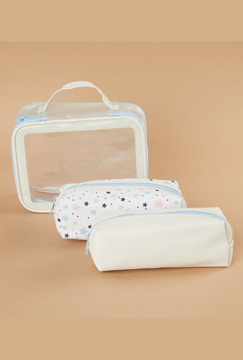 GINGER Assorted Vanity Pouches - Pack of 3