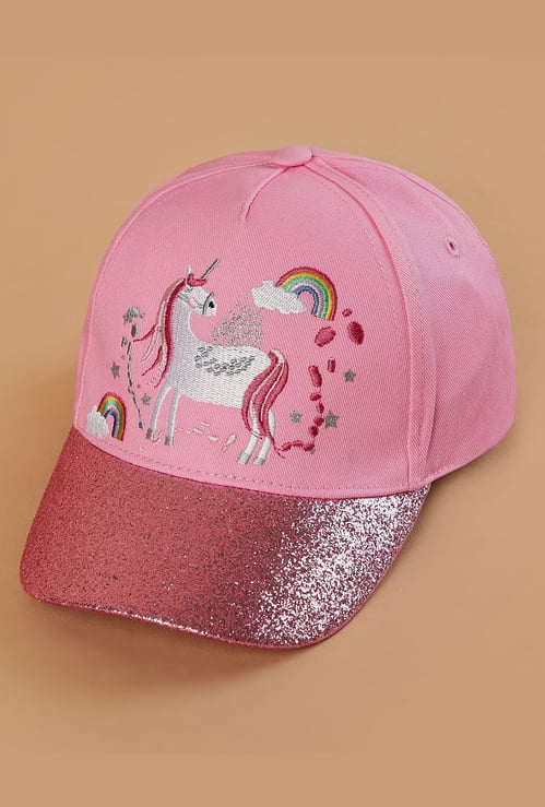 FAME FOREVER Unicorn Embroidered Baseball Cap
