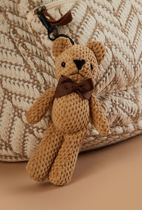 FAME FOREVER Crochet Teddy Bear Charm