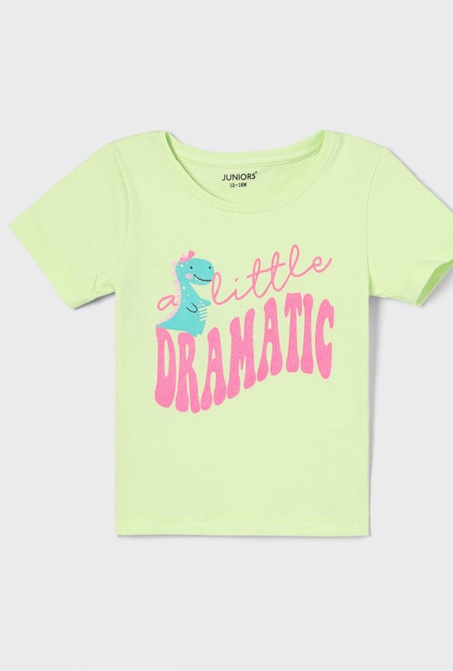 JUNIORS Girls Graphic Print T-shirt