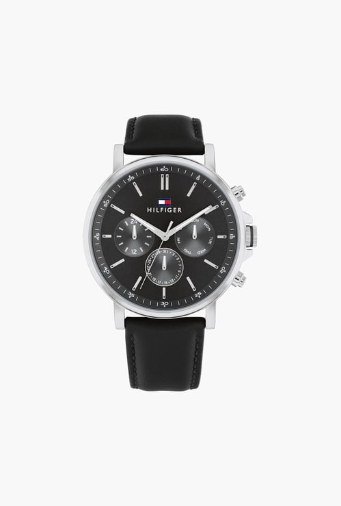 TOMMY HILFIGER Tyson Multifunction Watch with Leather Strap - TH1710586