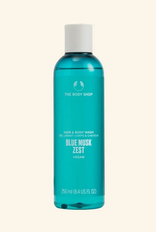 THE BODY SHOP Blue Musk Zest Hair And Body Wash - 250ml