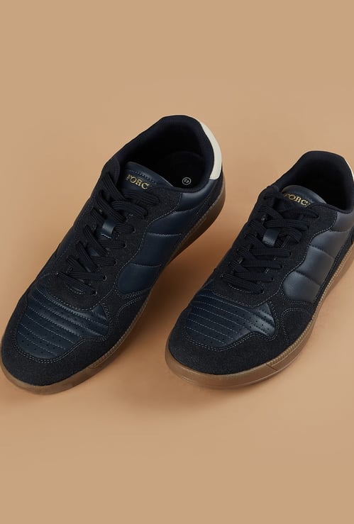 FORCA Textured Lace Up Sneakers
