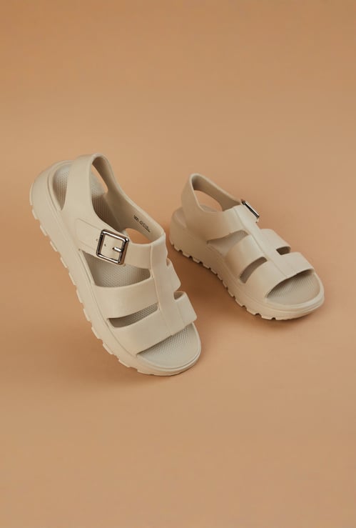 GINGER Solid Platform Sandals