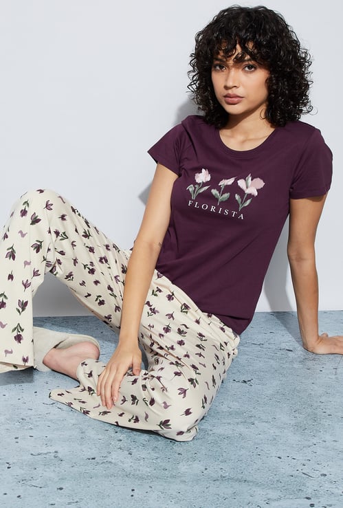 GINGER Printed Night Suit