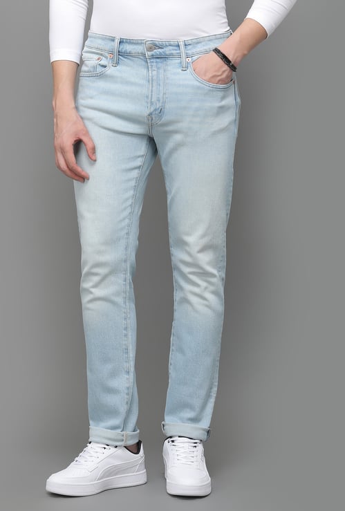 AMERICAN EAGLE Washed Slim Straight Jeans
