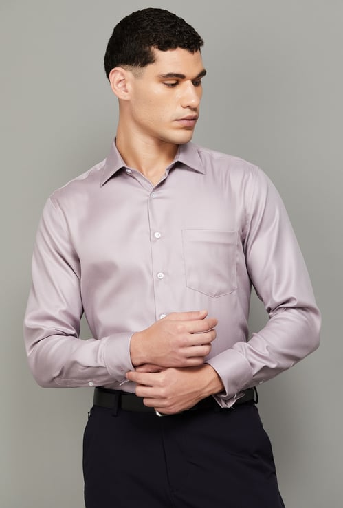 LOUIS PHILIPPE Solid Slim Fit Formal Shirt