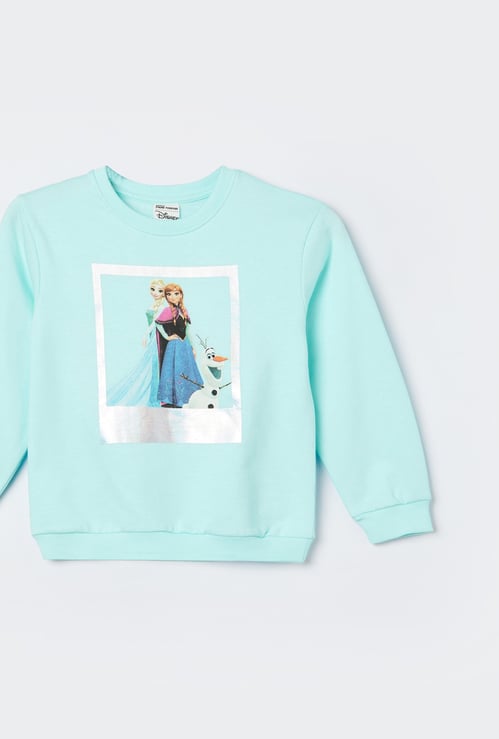 FAME FOREVER Girls Frozen Print Sweatshirt