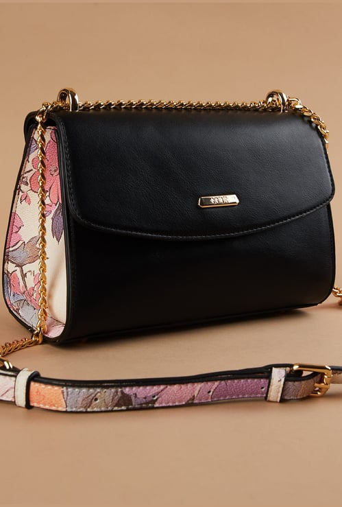 CODE Floral Print Sling Bag