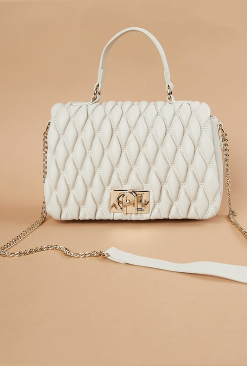 CODE Quilted Handheld Bag