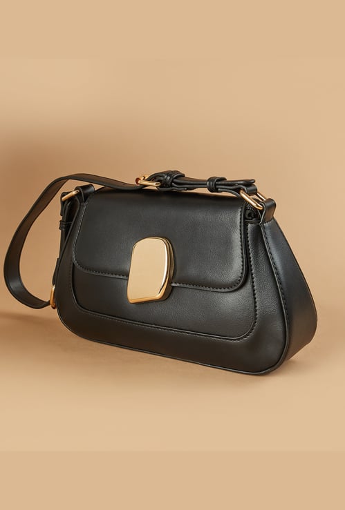 GINGER Shoulder Bag with Metallic Accent