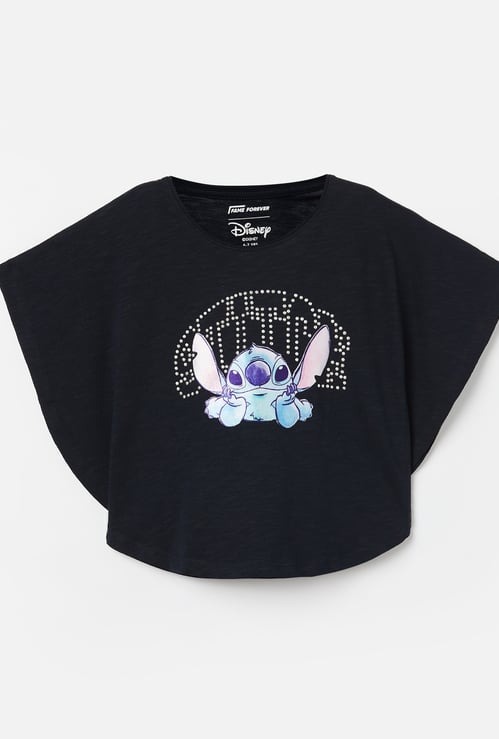 FAME FOREVER Girls Stitch Cape Top