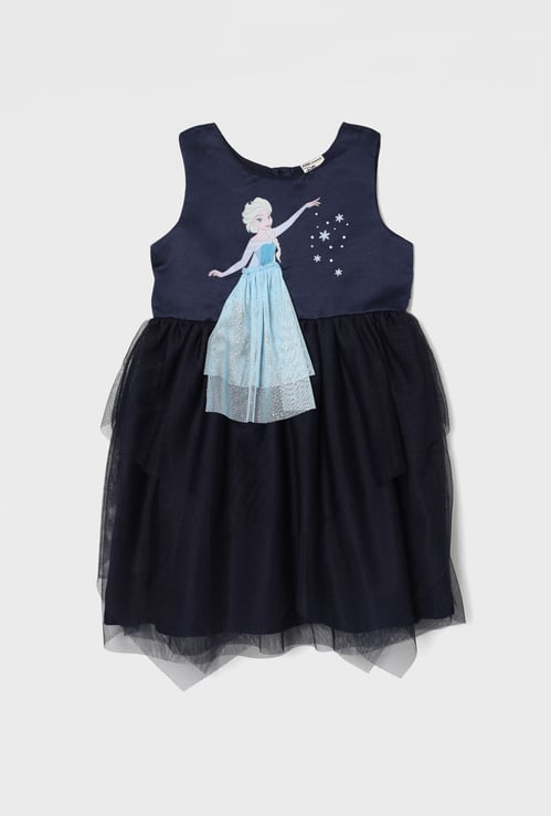 FAME FOREVER Girls Frozen Print A-line Dress