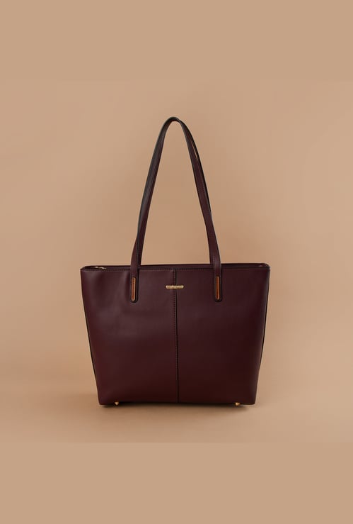 GINGER Textured Shoulder Bag