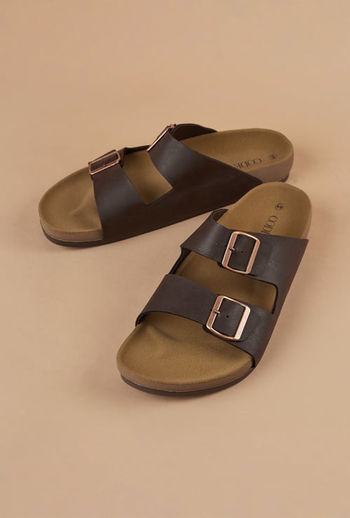 CODE Buckled Slippers