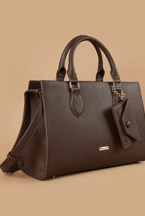 GINGER Textured Handheld Bag
