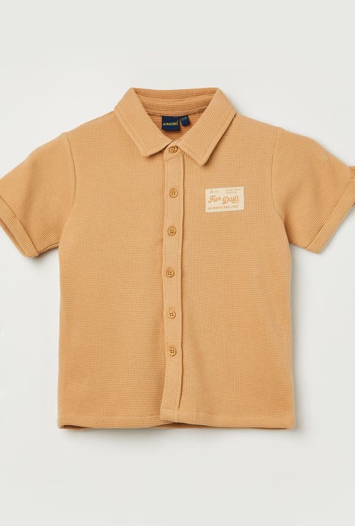 JUNIORS Boys Textured Shirt