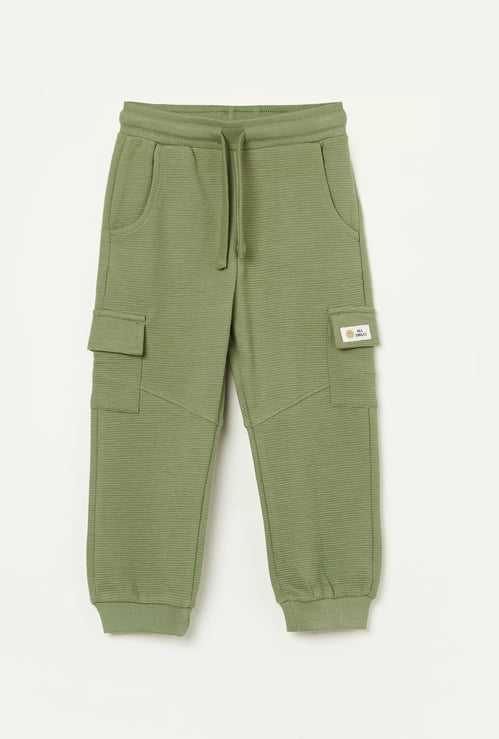 JUNIORS Boys Knit Cargo Joggers
