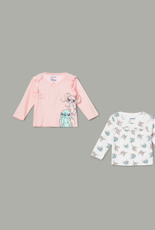JUNIOR BABY Girls Print Top - Pack of 2