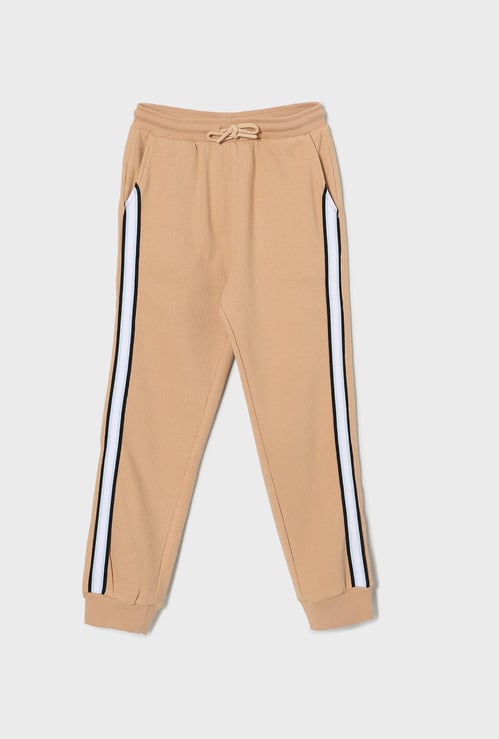 FAME FOREVER Boys Side Striped Joggers