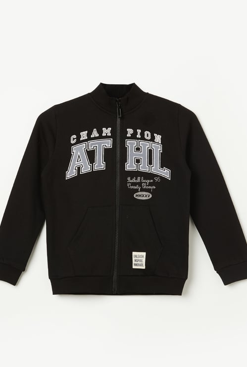 FAME FOREVER Boys Embroidered Sweatshirt