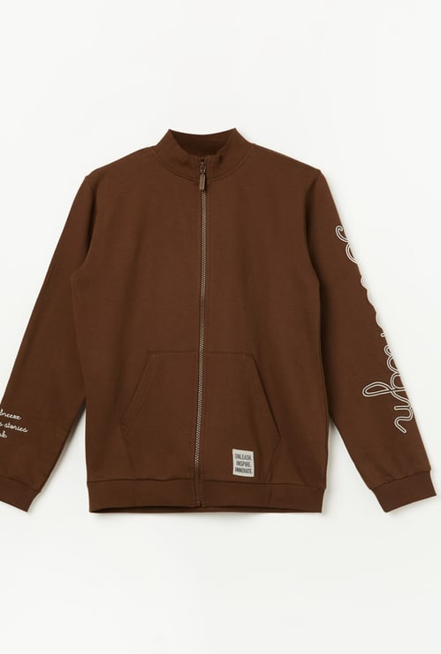 FAME FOREVER Boys Typographic Print Sweatshirt