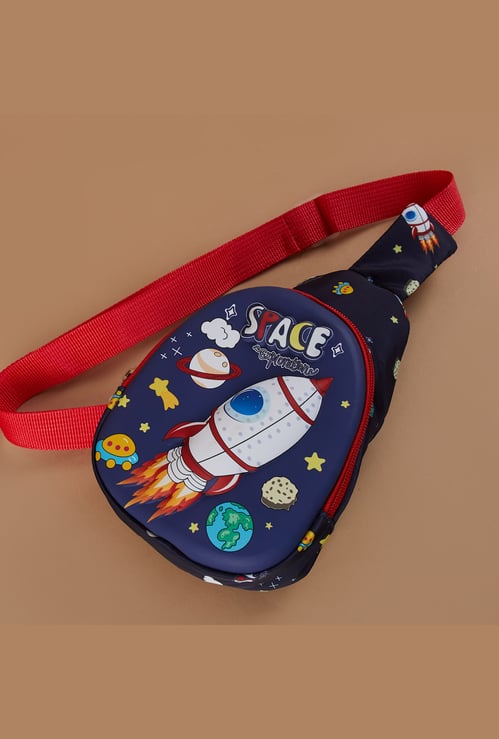 FAME FOREVER Space Print Crossbody Bag