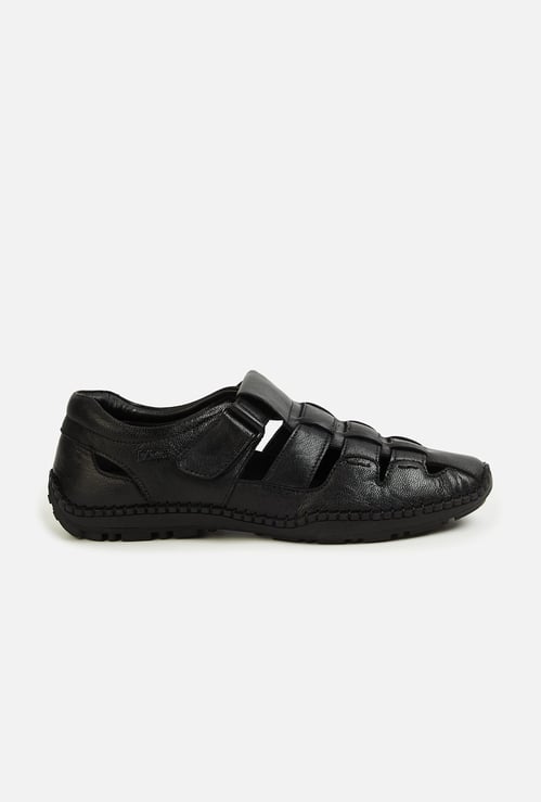 LEE COOPER Leather Fisherman Sandals