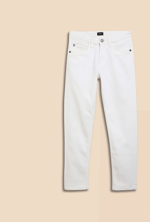 ALLEN SOLLY Boys Solid Slim Fit Jeans