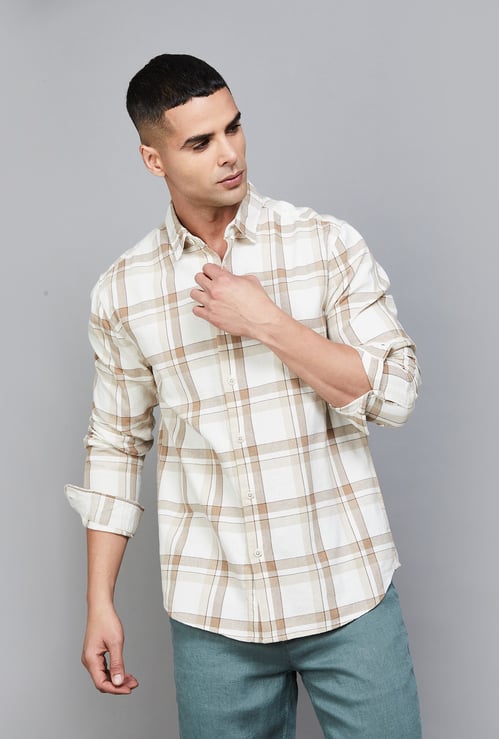 JACK & JONES Checked Regular Fit Shirt