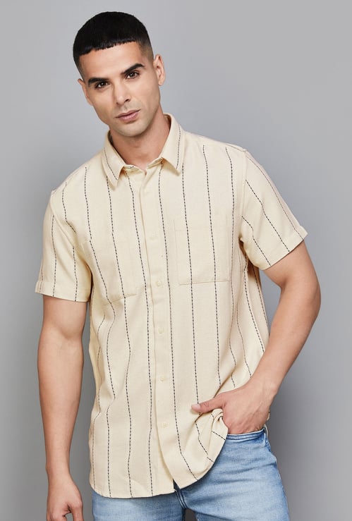 JACK & JONES Striped Regular Fit Shirt