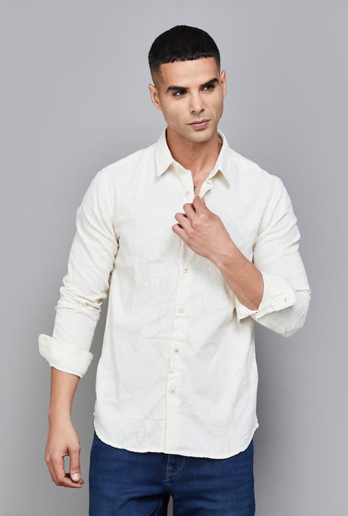 JACK & JONES Textured Slim Fit Shirt