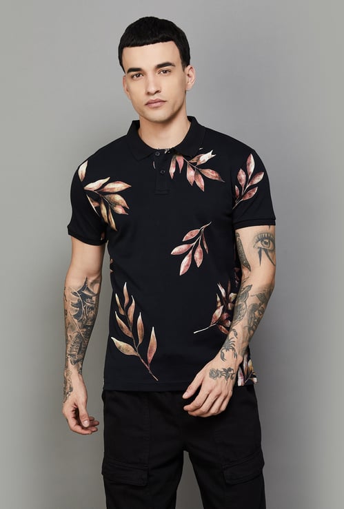 JACK & JONES Printed Polo T-shirt