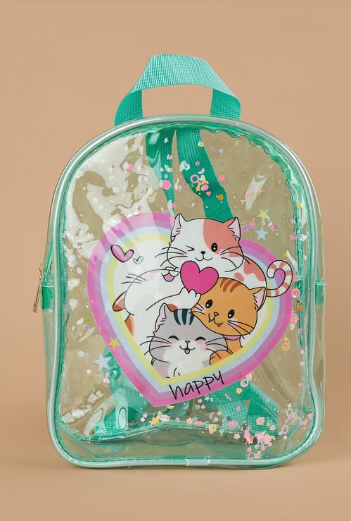 GINGER Girls Printed Backpack