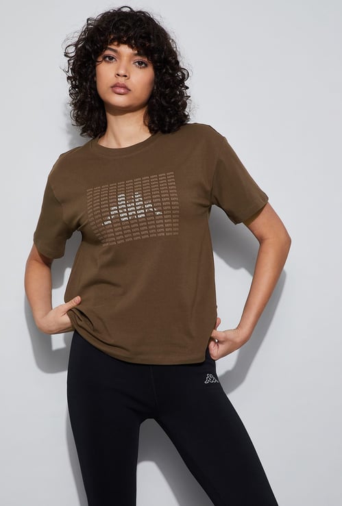 KAPPA Brand Print Sports T-shirt