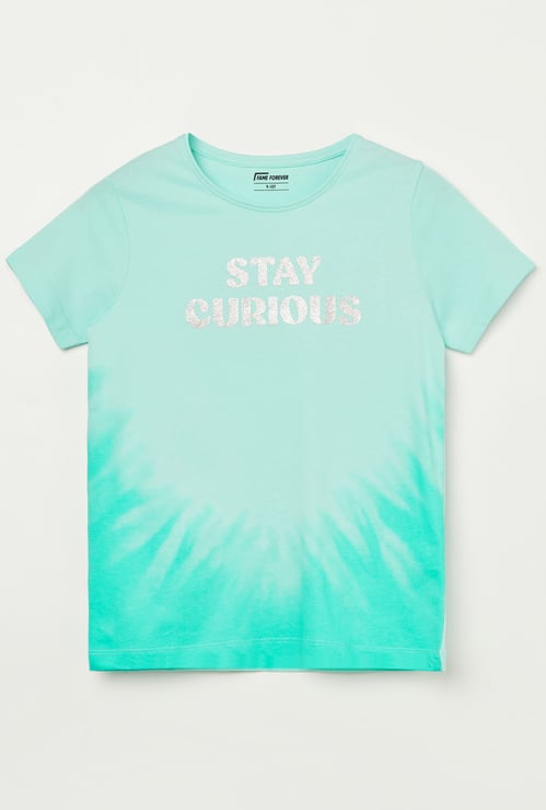 FAME FOREVER Girls Tie & Dye T-shirt
