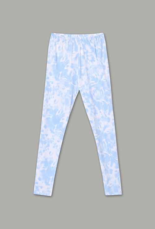 FAME FOREVER Girls Tie-Dye Printed Leggings