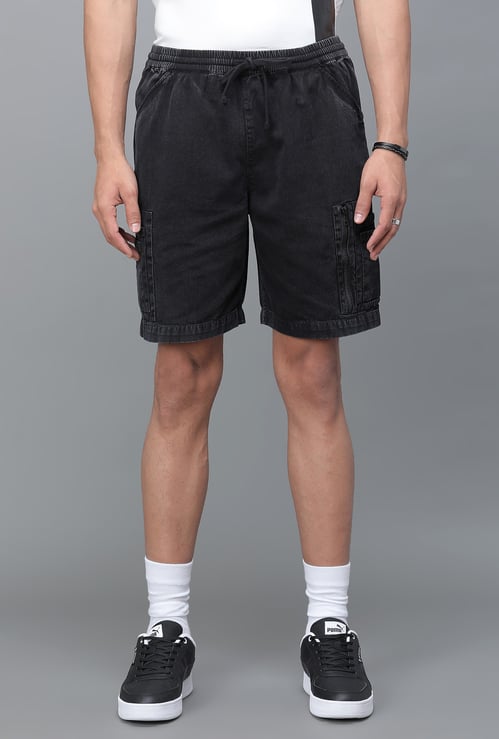JACK & JONES Washed Denim Shorts