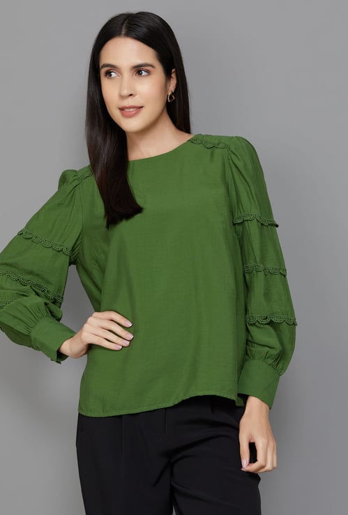 VERO MODA Tiered Sleeve Top