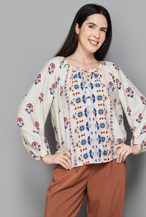 VERO MODA Floral Print Top