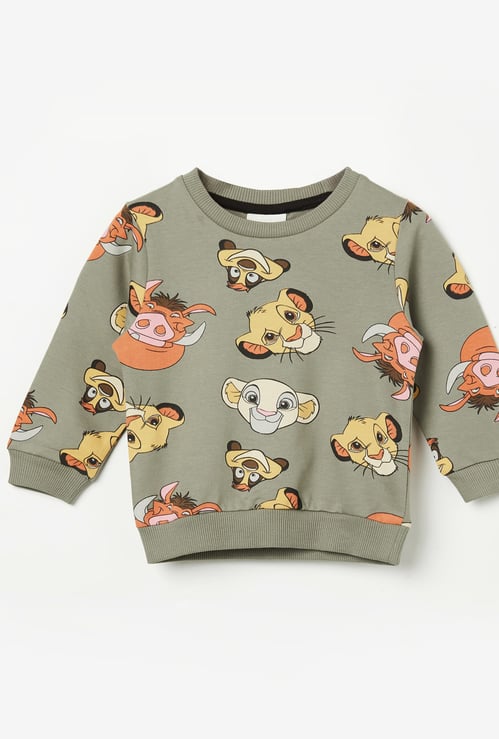 JUNIORS Boys Lion King Print Sweatshirt