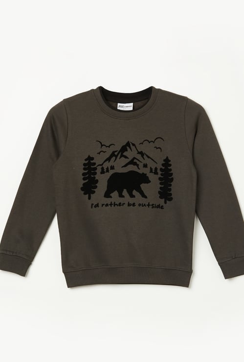 FAME FOREVER Boys Printed Sweatshirt