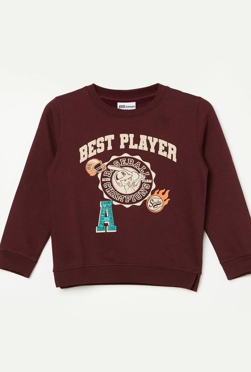 FAME FOREVER Boys Graphic Print Sweatshirt