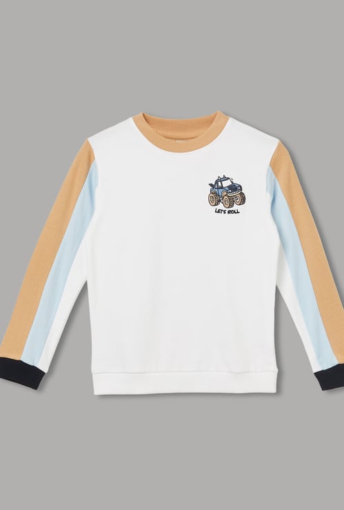 FAME FOREVER Boys Colourblock Sweatshirt