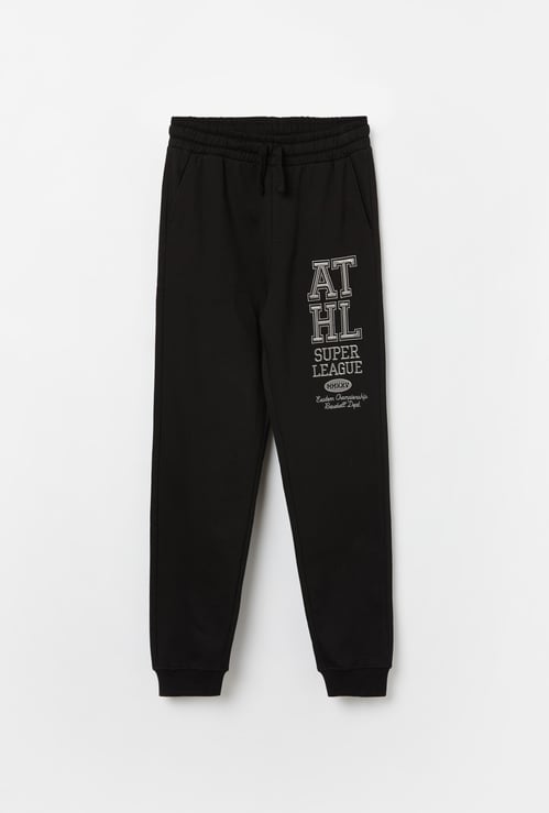 FAME FOREVER Boys Embroidered Joggers