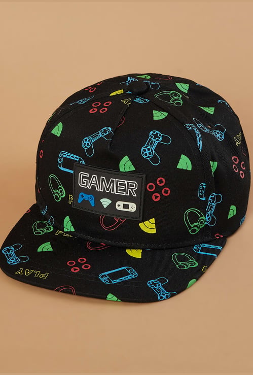 FAME FOREVER Graphic Print Baseball Cap